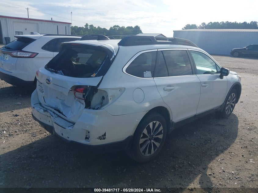 2016 Subaru Outback 2.5I Limited VIN: 4S4BSBNCXG3209946 Lot: 39481717