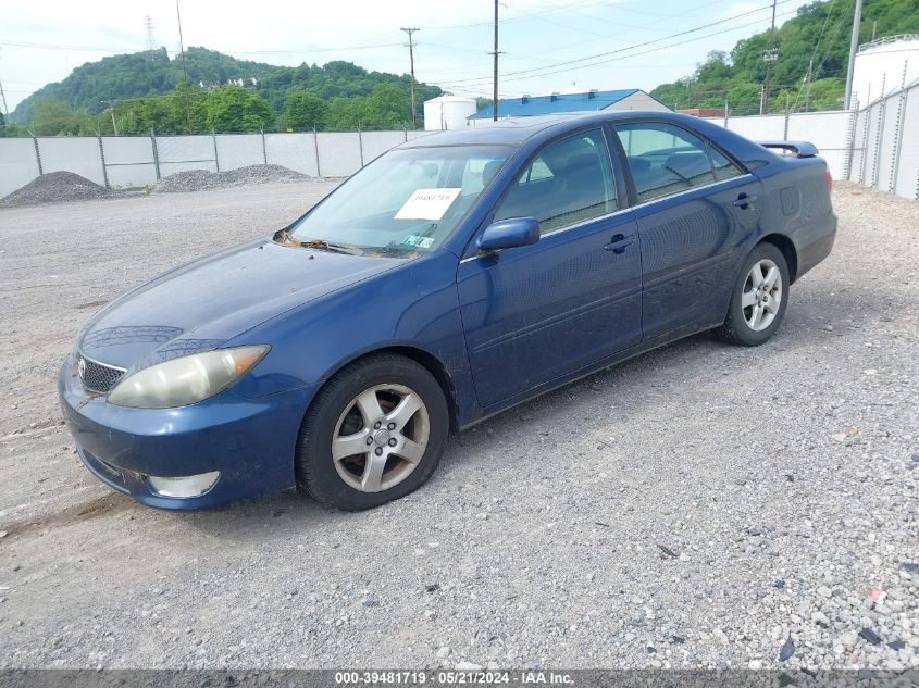 2005 Toyota Camry Se VIN: 4T1BE32K25U080729 Lot: 39481719