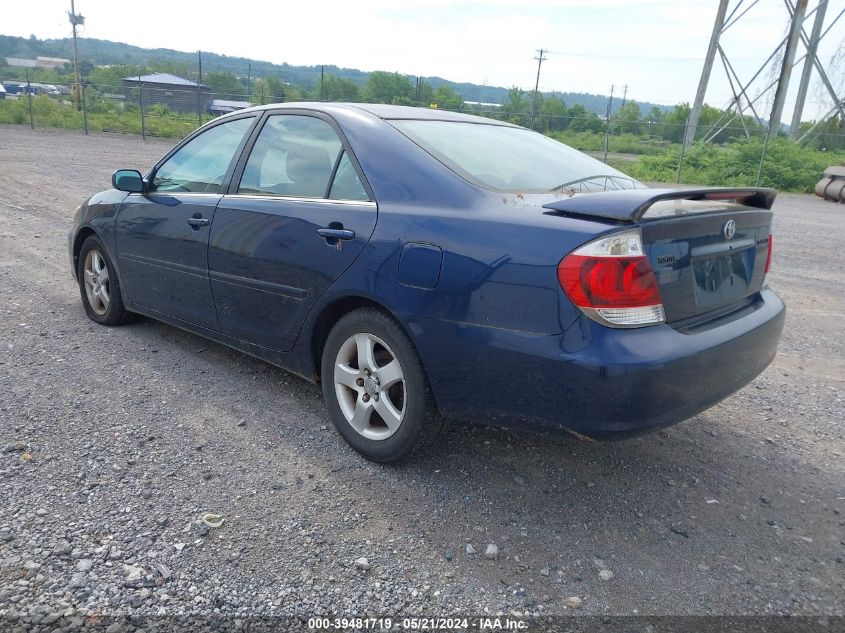 2005 Toyota Camry Se VIN: 4T1BE32K25U080729 Lot: 39481719