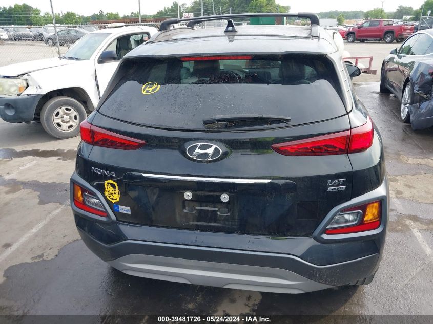 2020 Hyundai Kona Limited VIN: KM8K3CA56LU545110 Lot: 39481726