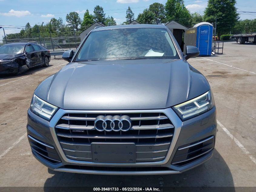 2018 Audi Q5 2.0T Premium VIN: WA1BNAFY0J2032881 Lot: 39481733