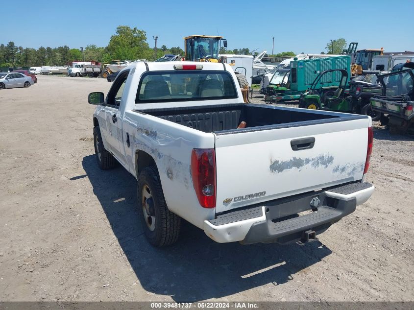 2010 Chevrolet Colorado Work Truck VIN: 1GCHTBDE0A8124235 Lot: 39481737