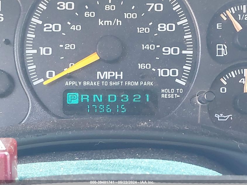 2000 Chevrolet Silverado 1500 Ls VIN: 1GCEK14T8YE206689 Lot: 39481741