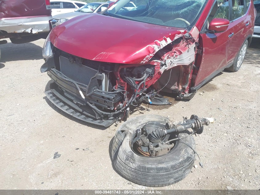 2015 Nissan Rogue S VIN: KNMAT2MV4FP584934 Lot: 39481743