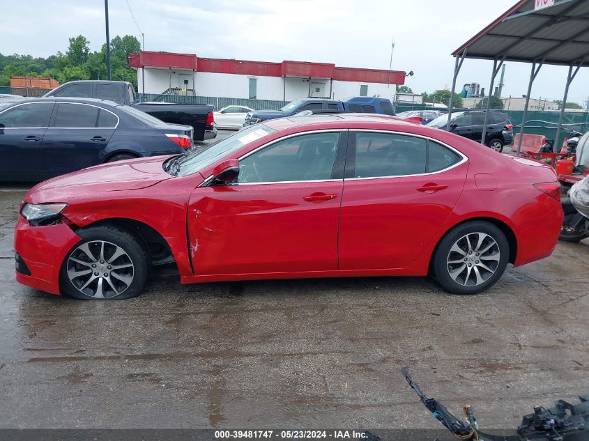 2017 Acura Tlx VIN: 19UUB1F38HA011094 Lot: 39481747