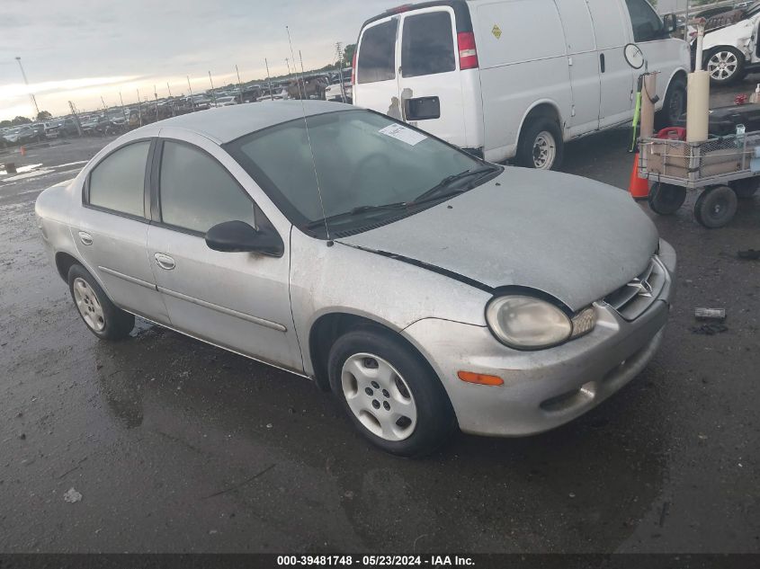 2002 Dodge Neon VIN: 1B3ES26C12D654757 Lot: 39481748