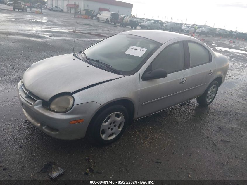 2002 Dodge Neon VIN: 1B3ES26C12D654757 Lot: 39481748