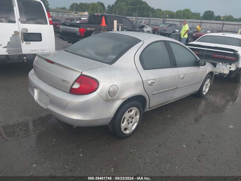 2002 Dodge Neon VIN: 1B3ES26C12D654757 Lot: 39481748