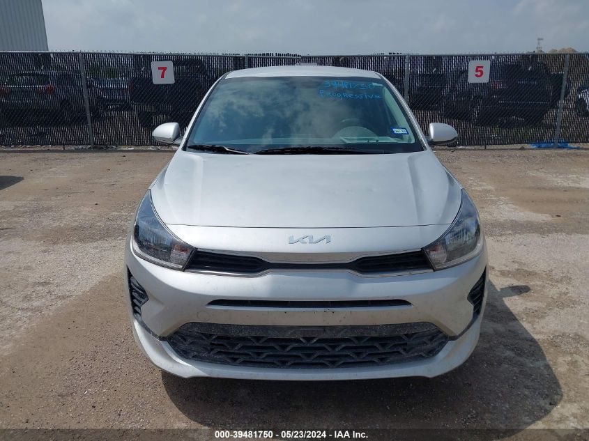 2023 Kia Rio Lx VIN: 3KPA24AD6PE576099 Lot: 39481750