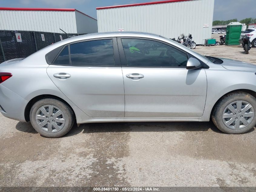 2023 Kia Rio Lx VIN: 3KPA24AD6PE576099 Lot: 39481750