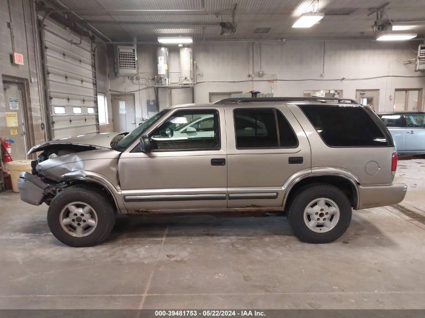 2001 Chevrolet Blazer VIN: 1GNDT13WX12139483 Lot: 39481753