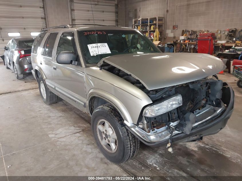 2001 Chevrolet Blazer VIN: 1GNDT13WX12139483 Lot: 39481753