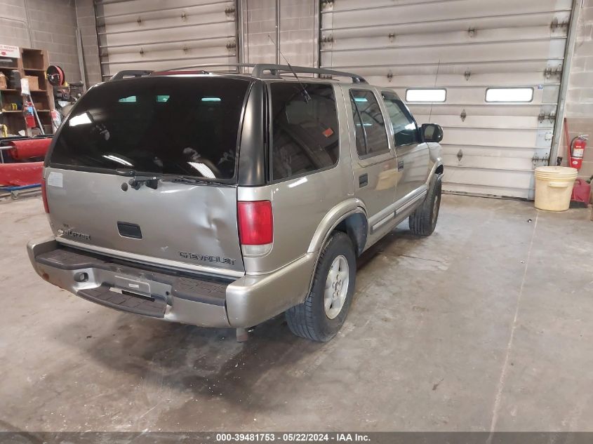 2001 Chevrolet Blazer VIN: 1GNDT13WX12139483 Lot: 39481753