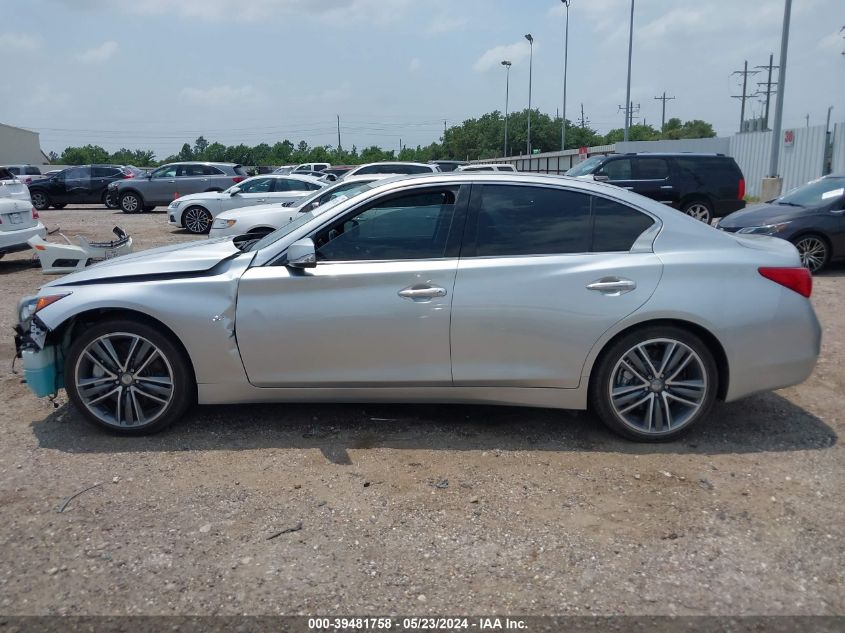 2014 Infiniti Q50 Sport VIN: JN1BV7AP4EM680776 Lot: 39481758