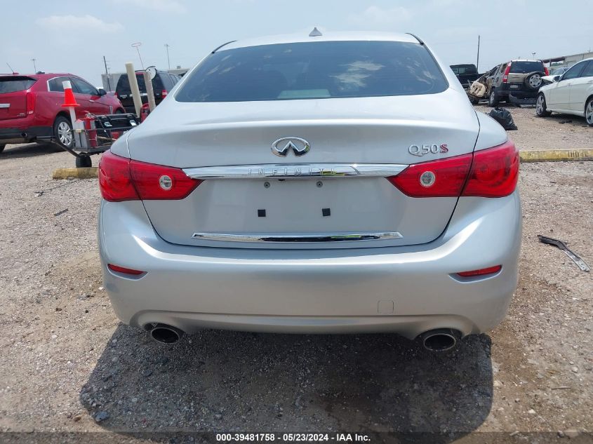 2014 Infiniti Q50 Sport VIN: JN1BV7AP4EM680776 Lot: 39481758