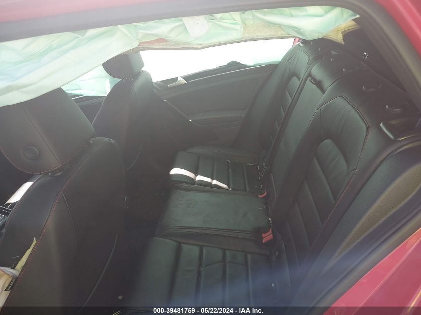 2015 Volkswagen Golf Gti 2.0T Se 4-Door VIN: 3VW4T7AU0FM089509 Lot: 39481759