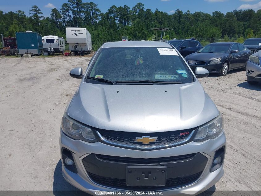 2017 Chevrolet Sonic Lt Auto VIN: 1G1JD6SH0H4154560 Lot: 39481766