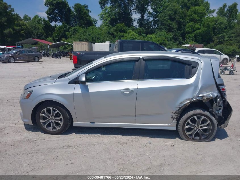 2017 Chevrolet Sonic Lt Auto VIN: 1G1JD6SH0H4154560 Lot: 39481766