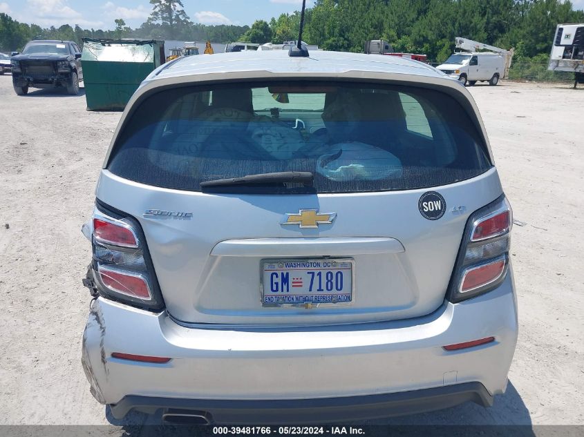 2017 Chevrolet Sonic Lt Auto VIN: 1G1JD6SH0H4154560 Lot: 39481766