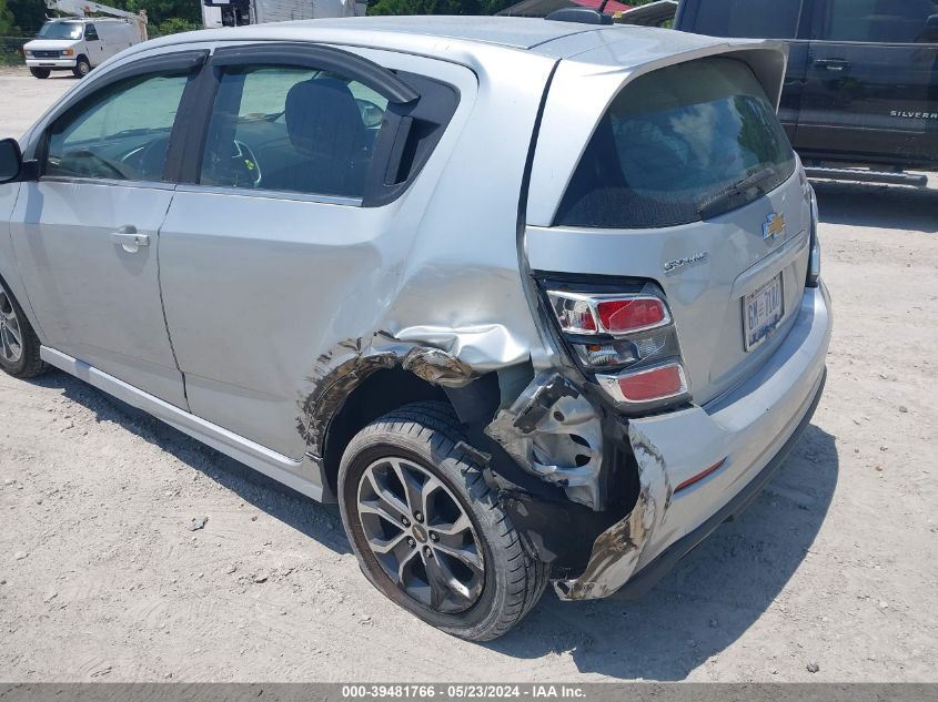 2017 Chevrolet Sonic Lt Auto VIN: 1G1JD6SH0H4154560 Lot: 39481766