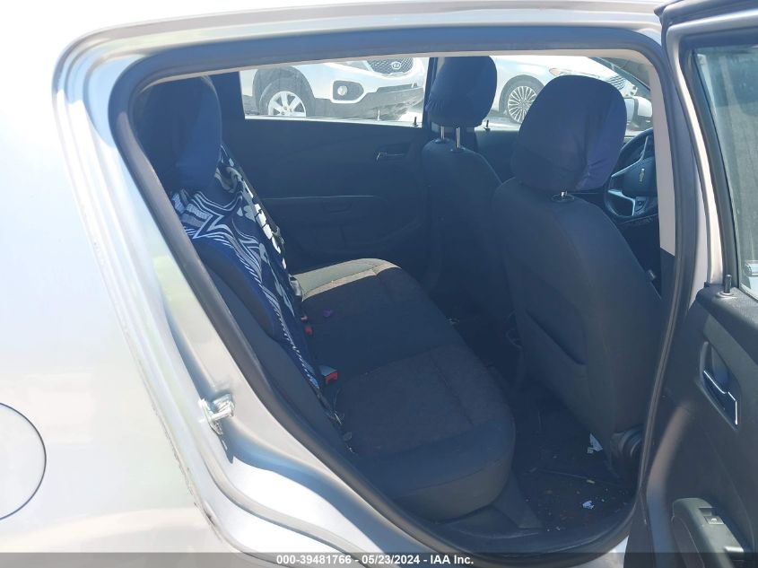 2017 Chevrolet Sonic Lt Auto VIN: 1G1JD6SH0H4154560 Lot: 39481766