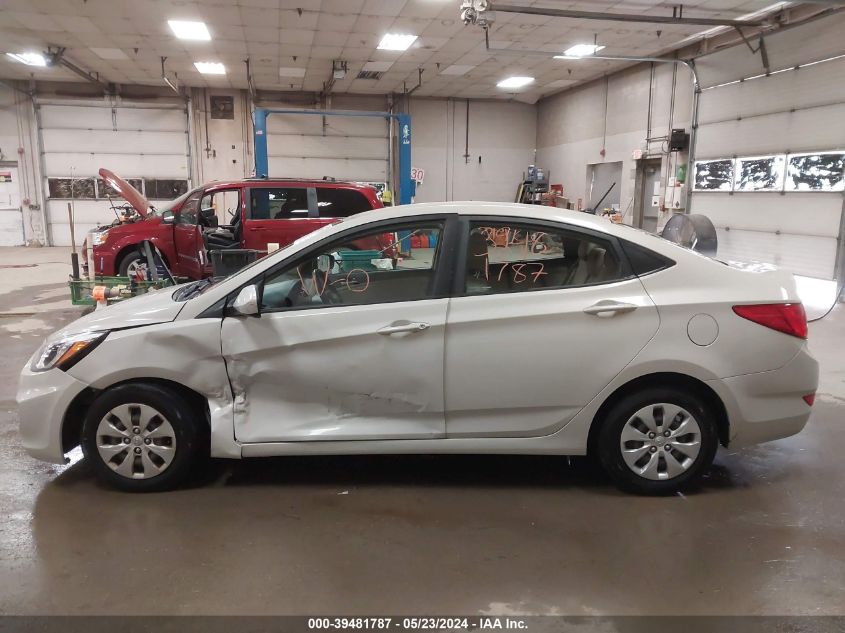 2017 Hyundai Accent Se VIN: KMHCT4AE4HU239346 Lot: 39481787