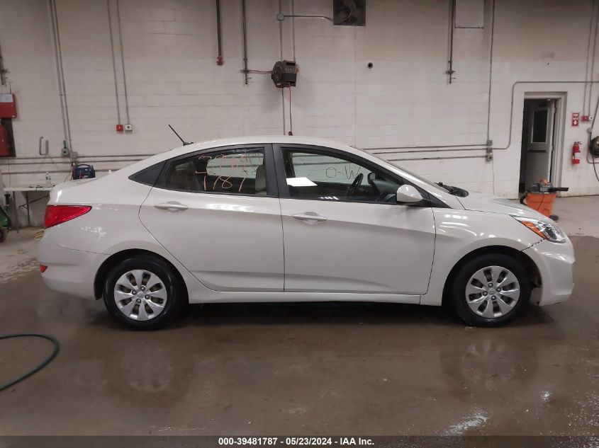 2017 Hyundai Accent Se VIN: KMHCT4AE4HU239346 Lot: 39481787