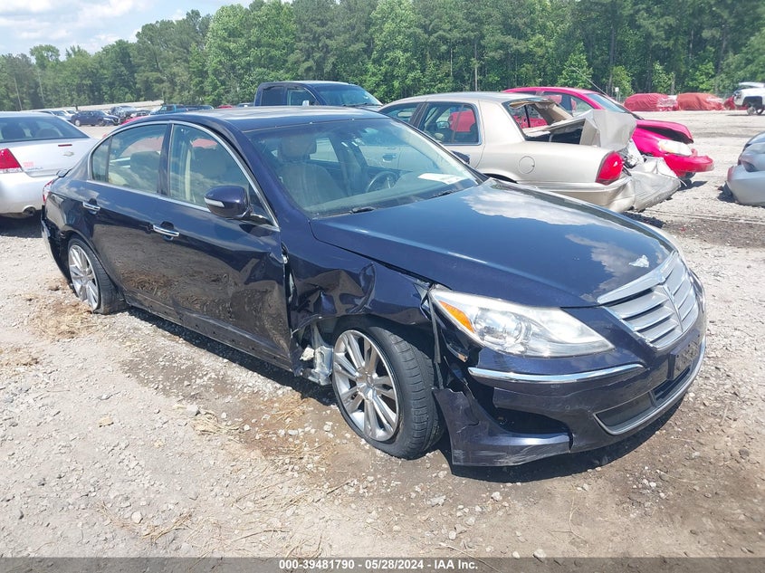 2012 Hyundai Genesis 3.8 VIN: KMHGC4DD3CU173319 Lot: 39481790