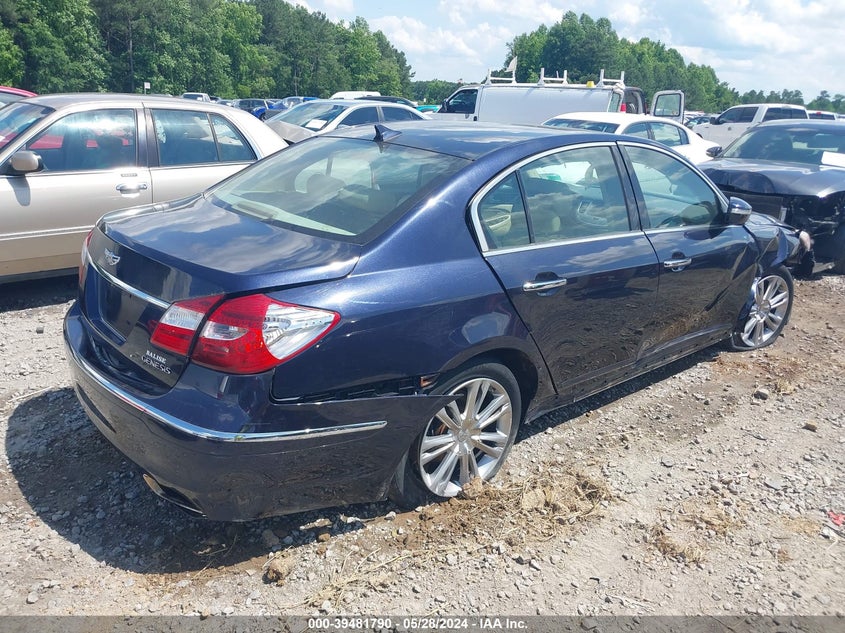 2012 Hyundai Genesis 3.8 VIN: KMHGC4DD3CU173319 Lot: 39481790