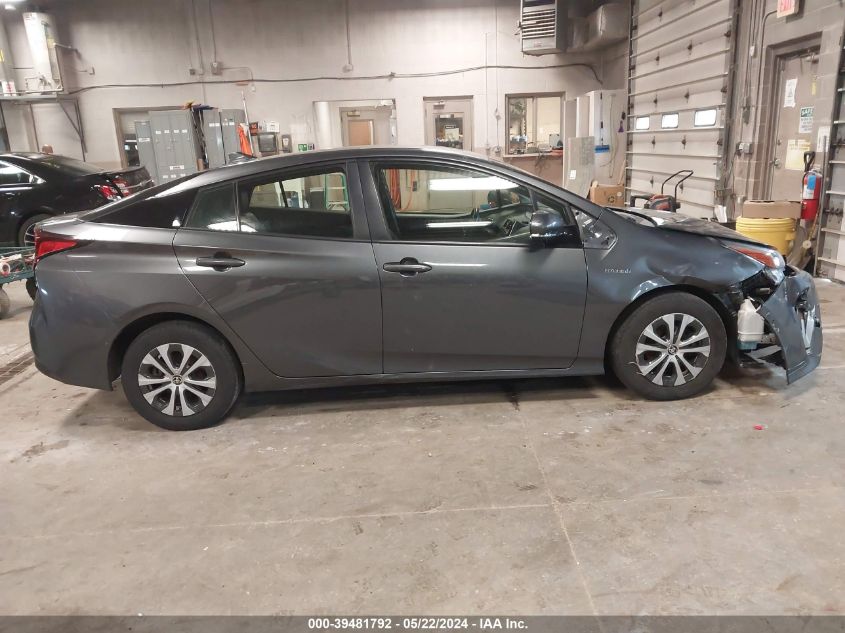 2019 Toyota Prius Xle VIN: JTDL9RFUXK3007881 Lot: 39481792