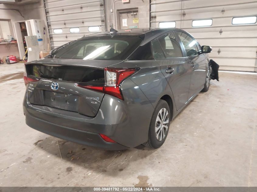 2019 Toyota Prius Xle VIN: JTDL9RFUXK3007881 Lot: 39481792