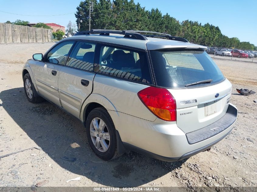 2005 Subaru Outback 2.5I VIN: 4S4BP61C957334294 Lot: 39481849