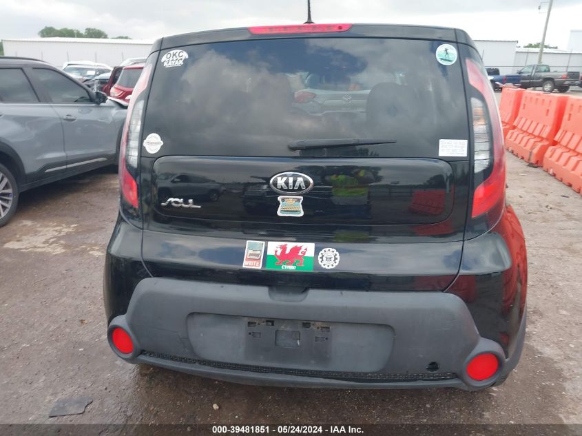 2016 Kia Soul VIN: KNDJN2A22G7250942 Lot: 39481851