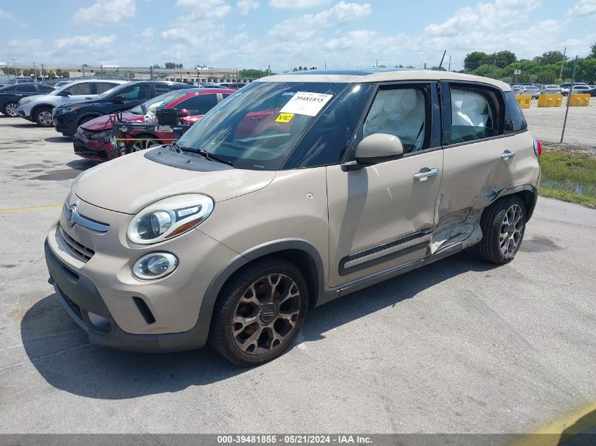 2014 Fiat 500L Trekking VIN: ZFBCFADH5EZ006576 Lot: 39481855