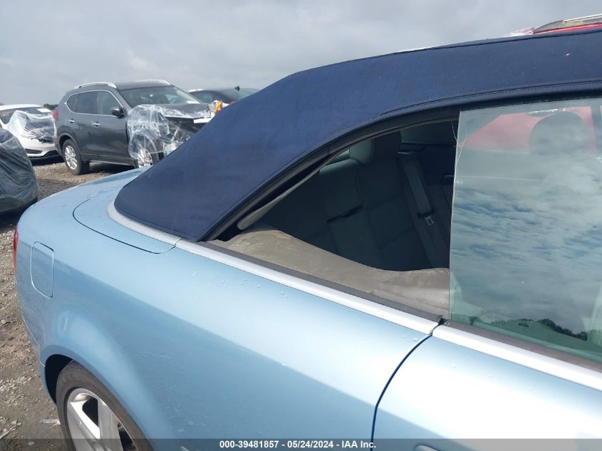 2004 Audi A4 1.8T VIN: WAUAC48H64K008995 Lot: 39481857