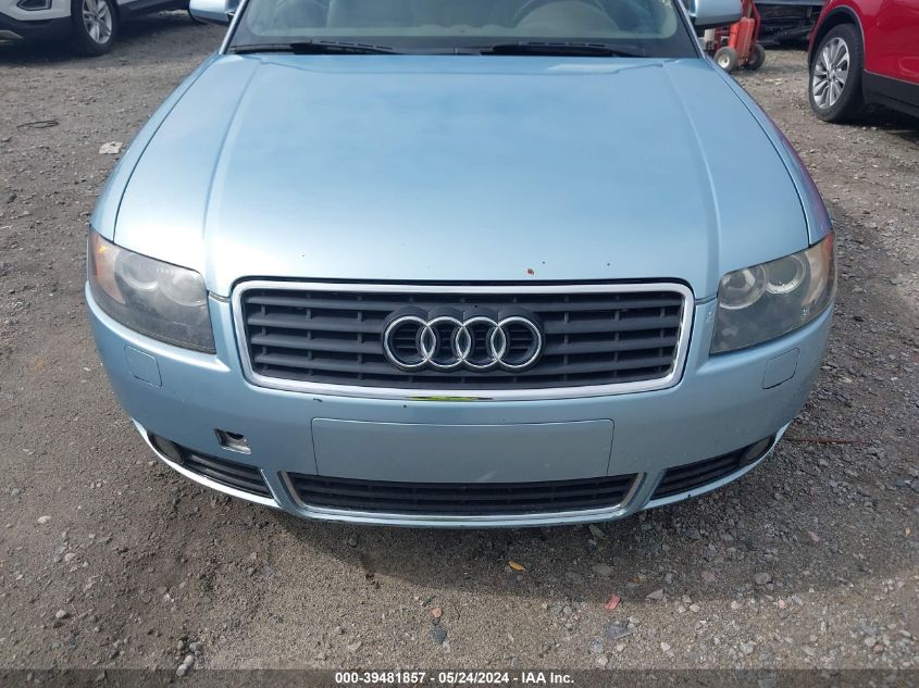 2004 Audi A4 1.8T VIN: WAUAC48H64K008995 Lot: 39481857