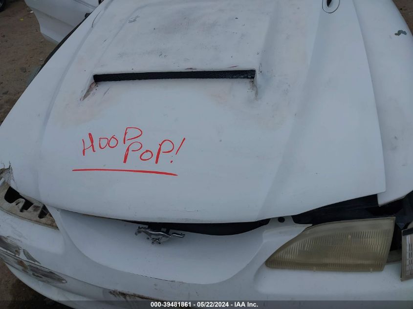 1996 Ford Mustang Gt VIN: 1FALP45X0TF176754 Lot: 39481861