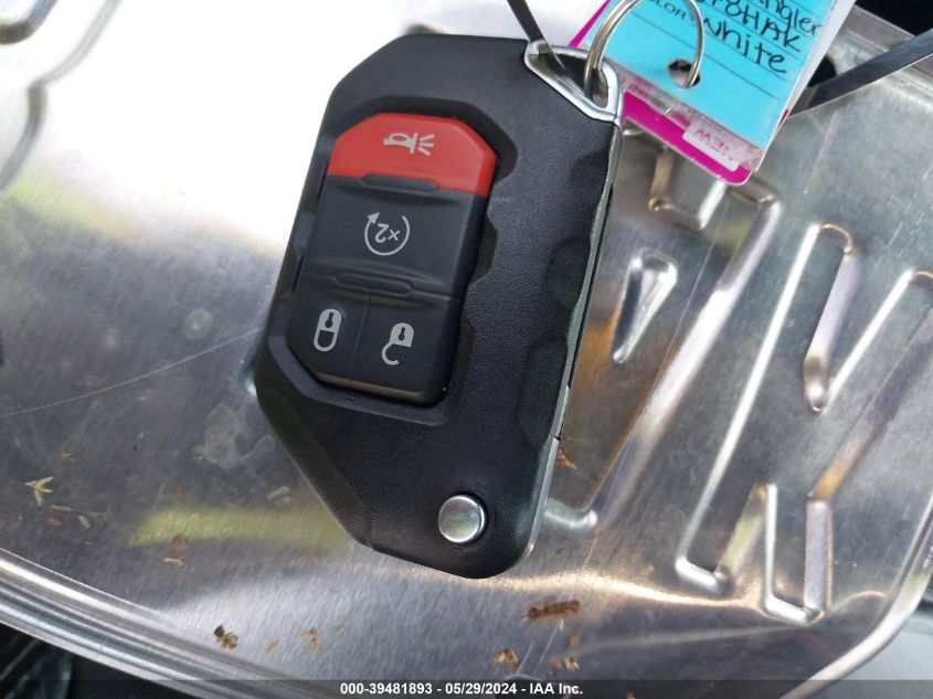 2022 Jeep Wrangler Unlimited Sahara Altitude 4X4 VIN: 1C4HJXEG8NW105565 Lot: 39481893