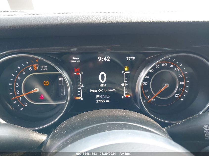 2022 Jeep Wrangler Unlimited Sahara Altitude 4X4 VIN: 1C4HJXEG8NW105565 Lot: 39481893