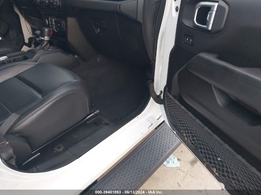 2022 Jeep Wrangler Unlimited Sahara Altitude 4X4 VIN: 1C4HJXEG8NW105565 Lot: 39481893