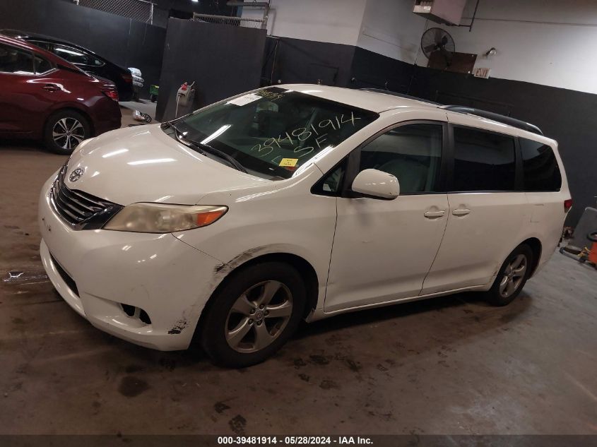 2013 Toyota Sienna Le V6 8 Passenger VIN: 5TDKK3DC2DS351701 Lot: 39481914