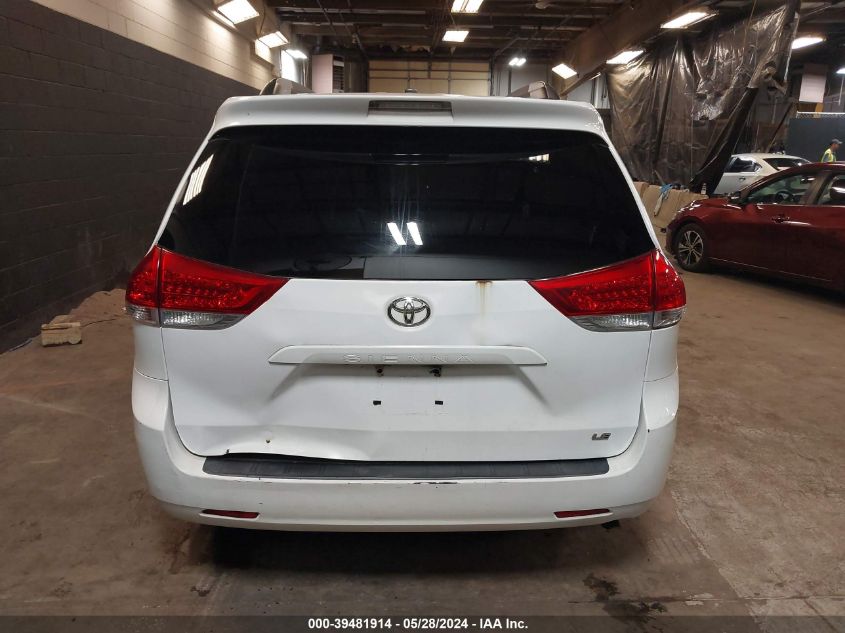 2013 Toyota Sienna Le V6 8 Passenger VIN: 5TDKK3DC2DS351701 Lot: 39481914