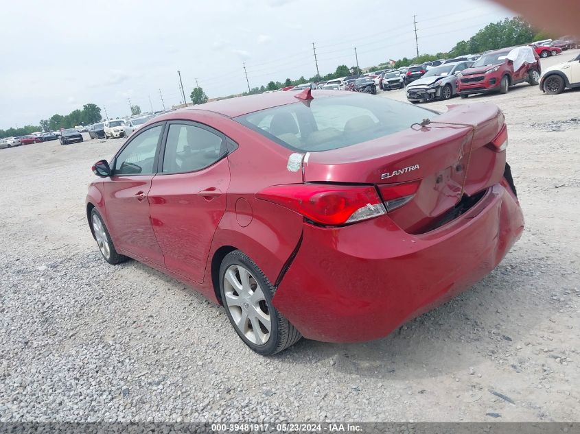 2012 Hyundai Elantra Limited (Ulsan Plant) VIN: KMHDH4AE1CU450888 Lot: 39481917