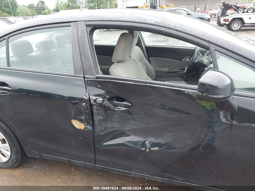 2012 Honda Civic Lx VIN: 2HGFB2F52CH308548 Lot: 39481924