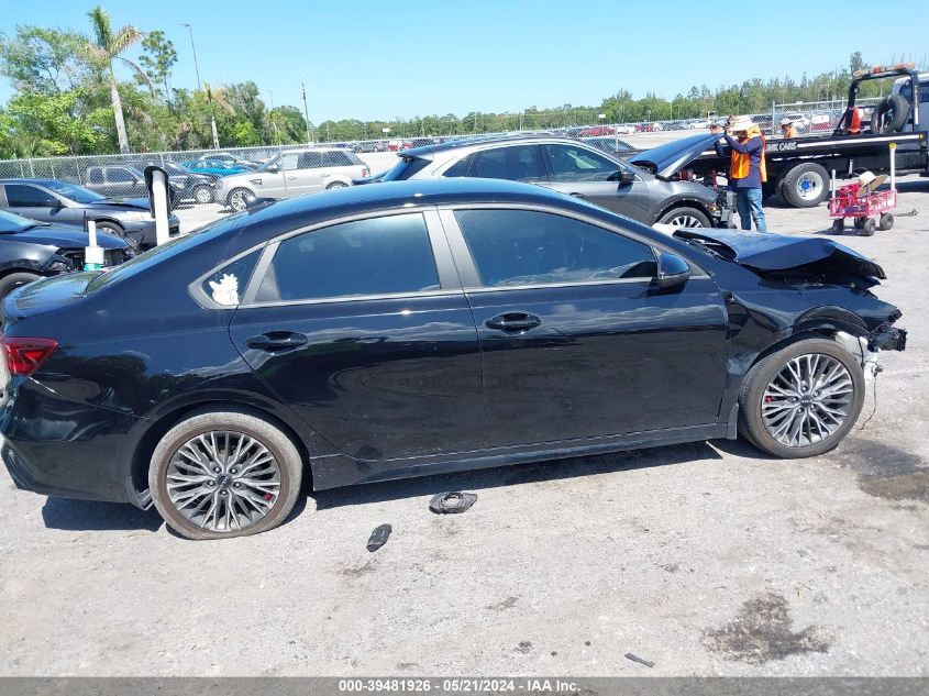 2022 Kia Forte Gt-Line VIN: 3KPF54AD4NE454089 Lot: 39481926