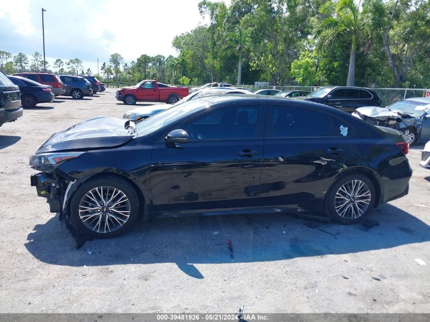 2022 Kia Forte Gt-Line VIN: 3KPF54AD4NE454089 Lot: 39481926