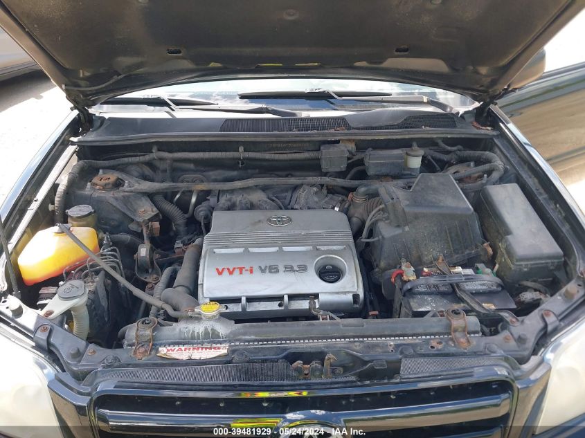 2007 Toyota Highlander Limited V6 VIN: JTEEP21A770231665 Lot: 39481929