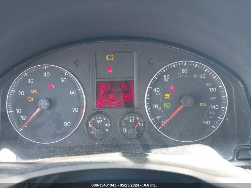 2008 Volkswagen Jetta Se/Sel VIN: 3VWRM71K68M174312 Lot: 39481943