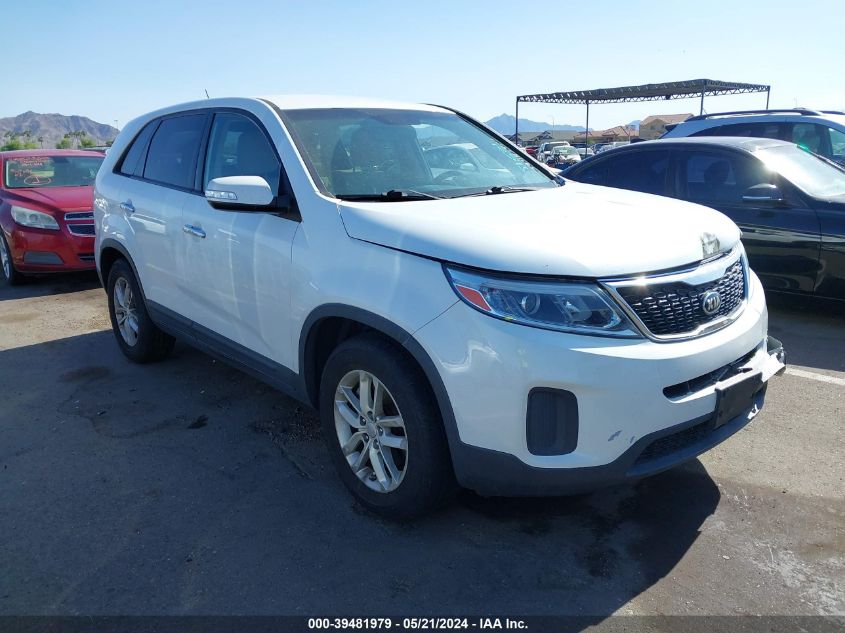 2015 Kia Sorento Lx VIN: 5XYKT3A69FG569842 Lot: 39481979