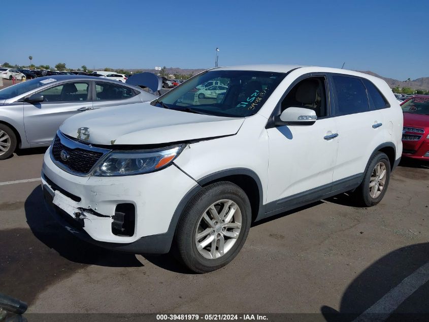 2015 Kia Sorento Lx VIN: 5XYKT3A69FG569842 Lot: 39481979